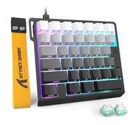 MAMBASNAKE Attack Shark M36 HE Teclado Gaming Una Mano 8000Hz Rapid Trigger, 36 Teclas Cable Interruptor Magnético, Precisión RT 0,01mm, SOCD & DKS, Retroiluminación RGB, para PC/Mac, Luz Lunar