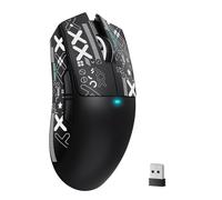 MAMBASNAKE Attack Shark X11SE - Ratón inalámbrico ligero para juegos, Tri-Mode 2.4G/USB-C cableado/BT, 22K DPI, sensor óptico PAW3311, 59 g, 5 botones programables, batería de 300 mAh para PC/Mac