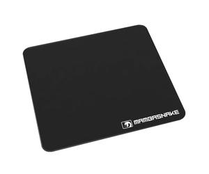 MAMBASNAKE CM02 Esports Gaming Mouse Pad, Water Resistant Coating Large Mouse Mat, Heavy Textured Smooth Control Surface, Non-Slip Base, Micro-Knit Stitched Edges, 450x400x4mm - Black