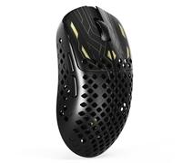 MAMBASNAKE M2 Ratón Gaming Inalámbrico Fibra de Carbono, 41g Superlight, 40000 dpi, Chip BK52820, Sensor PAW3395PRO, Patines de PTFE, Capa Ice-Feel, BT/2.4G/Cableado, PC/Mac, Negro