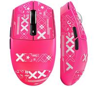 MAMBASNAKE x Attack Shark G3 Ratón Gaming Inalámbrico, Ligero 59g, Sensor Óptico PAW3311, 25.000 dpi, Bluetooth/2.4G/USB-C, 5 Botones Programables, Grip Antideslizante, 500mAh para PC/Mac -Rojo Bayas