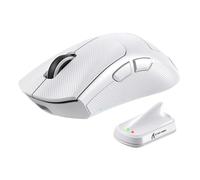 MAMBASNAKE x Attack Shark V8 Wireless Gaming Mouse, 59g Ultra-Lightweight, PAW3950MAX Sensor, Shark 8K Dongle, Tri-Mode (2.4G/Bluetooth/Wired), Right-Hand Ergonomic Design, Web-Based Software
