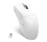 MAMBASNAKE X ATTACK SHARK X11SE Ratón inalámbrico para juegos,hasta 22000 DPI,sensor PixArt PAW3311,BT/2,4G/cable,peso ligero de 59g,clics 2000W,aceleración de 40G,batería de larga,para Win/Mac-Blanco