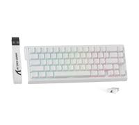 MAMBASNAKE X Attack Shark X68PRO HE Teclado Inalámbrico-Contornos Blancos