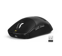 MAMBASNAKE X Attack Shark X8SE 55g Ratón inalámbrico Ultraligero para Juegos con cinta-25000 dpi,Sensor PAW3311,trimodo BT/2,4G/USB-C,80 Millones de clics,500mAh,Controlador Web,for Win/Mac-Negro