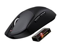 MAMBASNAKE x Attack Shark X8ULTRA 8000Hz 55g Ratón Gaming Inalámbrico, 42000 dpi, PAW3950MAX, Nordic 52840, Revestimiento Refrescante, BT/2.4G/Cableado, Configuración Web, para Manos Grandes, Negro