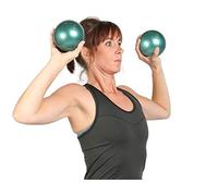 Mambo 06-040103 - Pelota de peso Softmed (12 cm, 1 kg), color amarillo, color verde, tamaño 2 Kg, 1, 12 x 12 x 12centimeters