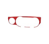 MAMEFVBB Cubiertas Tablero Pegatina Decorativa para El Interior del Coche, De Fibra De Carbono, para Ford para Mustang 2009, 2010, 2011, 2012, 2013-2014 Interior Automóvil(Rojo)