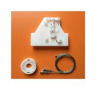 MAMEFVBB Elevalunas Eléctrico 1 Juego Para A4 B6/B7 2000 2001 2002 2003 2004 2005 2006 2007-2008 KIT De Reparación De Regulador De Ventanilla Trasera Izquierda Y Derecha Regulador Ventana(Izquierda)