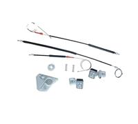 MAMEFVBB Elevalunas Eléctrico Kit De Reparación Regulador Ventana, Puerta Delantera Izquierda O Derecha 6Q3837461 6Q3837462 Para VW Para POLO 9N Saloon 3 Puertas Regulador Ventana(Frente derecho)