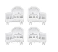 MAMEFVBB Elevalunas Eléctrico Kits Reparación Regulador Ventana, Abrazadera Frontal Soportes Vidrio Para Passat 1996-2005, Clips Fijación Frontal Soporte Vidrio Coche, 4 Uds. Regulador Ventana