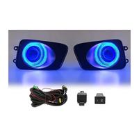 MAMEFVBB Faros antiniebla Luces Antiniebla LED DRL Luces Circulación Diurna, Cables, Interruptor, Relé, Blanco Amarillo Para Toyota Para Corolla AXIO 2011 FIELDER 2007.(Yellow Blue Ring)