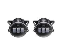 MAMEFVBB Faros antiniebla Para Mitsubishi Para Outlander Para Pajero L200 Colt Endeavour Galant Lancer Luz Antiniebla Angel Eye Lente Lámpara Conducción Antiniebla DRL H11(Blanco)