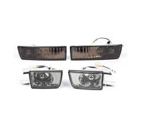 MAMEFVBB Faros antiniebla Para VW Para Golf Mk3 Para Jetta Mk3 Para Vento 1992-1999 Luces Coche Parachoques Delantero Luces Antiniebla Luces Giro Accesorios Coche(Smoked)