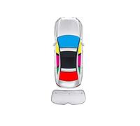 MAMEFVBB Parasoles Coche para Xpeng G6 2023 2024 2025 Parasoles De Coche Cobertura Parasol para Cubiertas Ventana Lateral Protección UV(Rear Windshield)