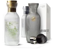 MAMEIDO Jarra de agua con vertedor y colador 1,5 l (Crystal Gold)