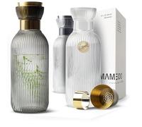 MAMEIDO Jarra de agua con vertedor y colador 1,5 l (Smoke Gold)