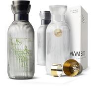 MAMEIDO Jarra de agua con vertedor y colador 1 l (Smoke Black)