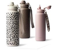 MAMEIDO Termo con pajita 700 ml (Almond Flakes)