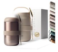 MAMEIDO Termo para Comida 500 ml, Taza Aislada de Acero Inoxidable para Alimentos sin BPA para muesli, helado y sopa (Rosé Quartz)