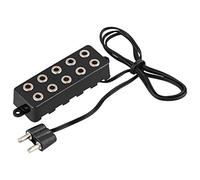 MaMeMi Regleta Múltiple 5 Tomas para Iluminación de Belenes | Accesorio para Miniaturas, Casas de Muñecas y Modelismo Ferroviario | Distribuidor Seguro para Transformador