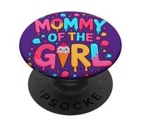 Mami de la chica Sweet Ice Cream Celebration PopSockets PopGrip Adhesivo