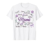 Mami Floral Bow Coquette Día de la Madre Española Puertorriqueña Camiseta