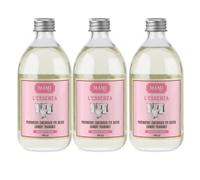 MAMI Milano Ambientador para la colada en lavadora, juego de 3 x 500 ml - Fragancia diamante rosa, intenso y de larga duración, apto para todos los tejidos