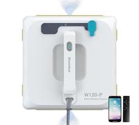 Mamibot W120-P - Robot de limpieza automático de ventanas con doble pulverización de agua con tecnología de detección de bordes de sensor anticaídas, limpiador robótico de ventanas para limpieza de