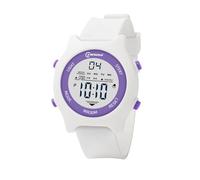 Mamiddle Reloj Infantil Niño 30M Resistente al Agua Reloj Digital con Alarma, Cronómetro, Calendario y Retroiluminación para Niños de 3 a 15 Años (Blanco)