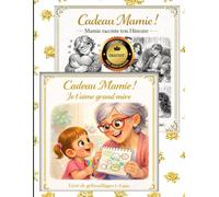 Mamie raconte ton histoire Cadeau grand-mère livre de gribouillages par ta petite-fille 1 2 3 ans: Je t'aime GRAND FORMAT (Cadeau Mamie - Livres jeunesse de 1 à 16 ans)