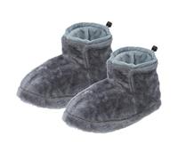 MAMJENNI 1 par de botas térmicas antideslizantes, pantuflas térmicas gruesas con 5 niveles de temperatura, pantuflas eléctricas con calefacción para el hogar y la oficina.