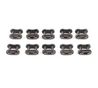 MAMJENNI 10 Uds 428 Hebilla de Cadena eslabón Maestro Acero Motocicleta Cadena conexión eslabones Conector de Junta