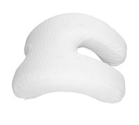 MAMJENNI Almohada cervical ergonómica para cuello, soporte contorneado, diseño ventilado, uso versátil para oficina, hogar, viajes, funda extraíble y lavable