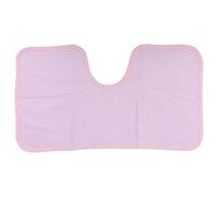 MAMJENNI Baberos para adultos, delantales impermeables de gran cobertura, para pacientes ancianos y postrados en cama, fibra de bambú de doble cara, batas de alimentación (rosado claro)