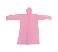 MAMJENNI Chubasquero Reutilizable para Adultos, película de Perlas de Alta Elasticidad, portátil, Ligero, Plegable, Impermeable, Resistente al Viento, con Capucha, tamaño para (Rosa)
