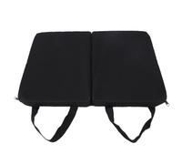 MAMJENNI Cojín de gel para silla de oficina, cojín para asiento ergonómico con fondo antideslizante, diseño plegable para viajes, soporte para coxis, cómodo para asientos largos, mediano: aprox. 17,6