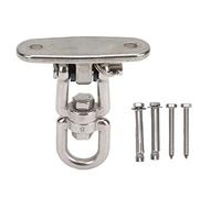 MAMJENNI Colgador oscilante, para uso en interiores y exteriores, acero inoxidable 304, rotación de 360 grados, gran capacidad de carga, con juntas de nailon