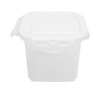 MAMJENNI Contenedor de Almacenamiento de Alimentos 650ML PP Grado alimenticio Sellado con Tapa Caja de Almacenamiento de Alimentos Multiusos para Pastel de Capas de Mousse Helado de