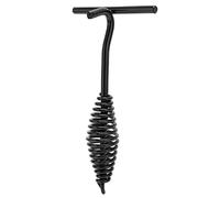 MAMJENNI Elevador de tapa para horno holandés Camp con mango en espiral, 26 cm de longitud para cocinar al aire libre, construcción de hierro fundido, diseño pequeño y compacto