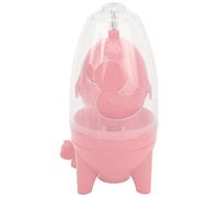 MAMJENNI Golden Egg Maker, máquina batidora de huevos para huevos revueltos perfectamente mezclados, incluye almohadilla de silicona, diseño portátil liviano, fácil operación y (Rosa)