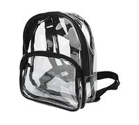MAMJENNI para Mini Mochila Transparente, Almacenamiento de 2 Capas, Material de PVC Impermeable, Duradero y práctico para Adultos jóvenes y Regalos