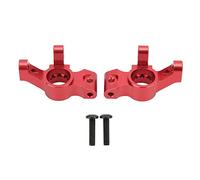 MAMJENNI RC Car Rear Knuckle Arm Hub Carrier para 4-Tec 2.0, 3.0, C8, pieza de actualización de aleación de aluminio a escala 1/10, alta resistencia, reemplazo directo, (Roja)