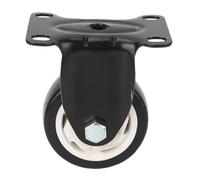 MAMJENNI Ruedas para muebles, acero de alta calidad y material TPE, ruedas fijas para oficina y hogar, silencioso, duradero, resistente al desgaste, inoxidable, alta capacidad de carga, movimiento