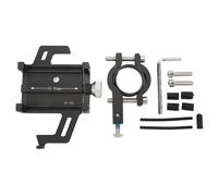 MAMJENNI Soporte de teléfono para Motocicleta, aleación de Aluminio, Resistente al Agua, Resistente a los Golpes, para teléfono Inteligente