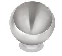 MAMJENNI Tarros, recipientes de condimentos de acero inoxidable con diseño de boca oblicua, para cocina, almacenamiento de azúcar y sal, organizador duradero (grande: aprox. 17,6 x 16,2 x 15 cm)