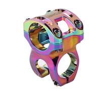 MAMJENNI Vástago de bicicleta para ángulo de 0 grados, aleación de aluminio CNC, acabado anodizado, diseño hueco completo, bloqueo firme, compatible con hexágono de 4 mm,