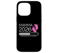 Mamma 2026 Loading Annuncio Gravidanza Bimba Femmina Carcasa para iPhone 14 Pro MAX
