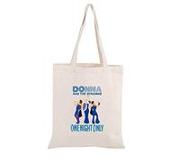 Mamma ¡Mia - Bolsa de cosméticos Donna and The Dynamos Gift, Mamma Mia Music Gift, Here We Go Again, Girl Power Tote, 14.56 pulgadas de alto y 12.59 pulgadas de ancho