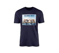 Mamma Mia Here We Go Again - Camiseta de cine musical, comedia romántica inspirada en los fanáticos de la canción pop de supergrupo, camiseta con foto gráfica, ropa de regalo (Navy Prime, Navy Prime,